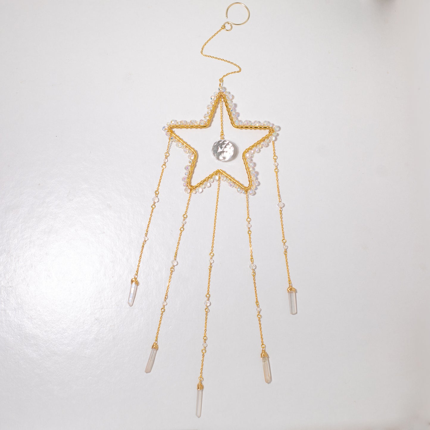 Atrapasol de prisma de cristal de estrella