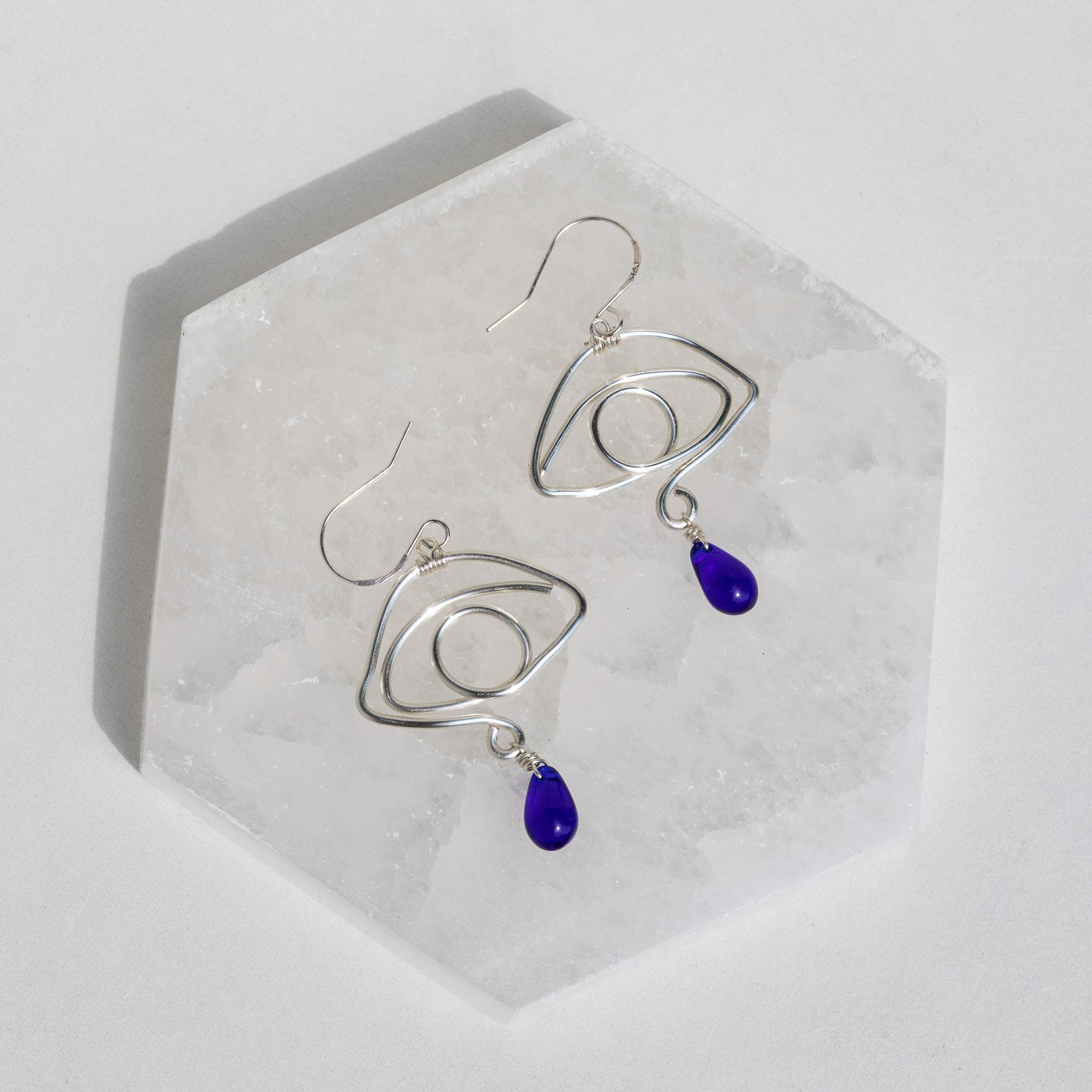 Crybaby Wire Eye Earrings