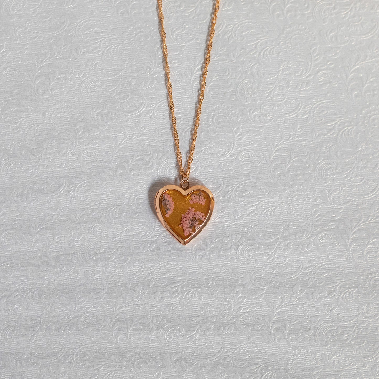 Pressed Botanical Photo Lockets