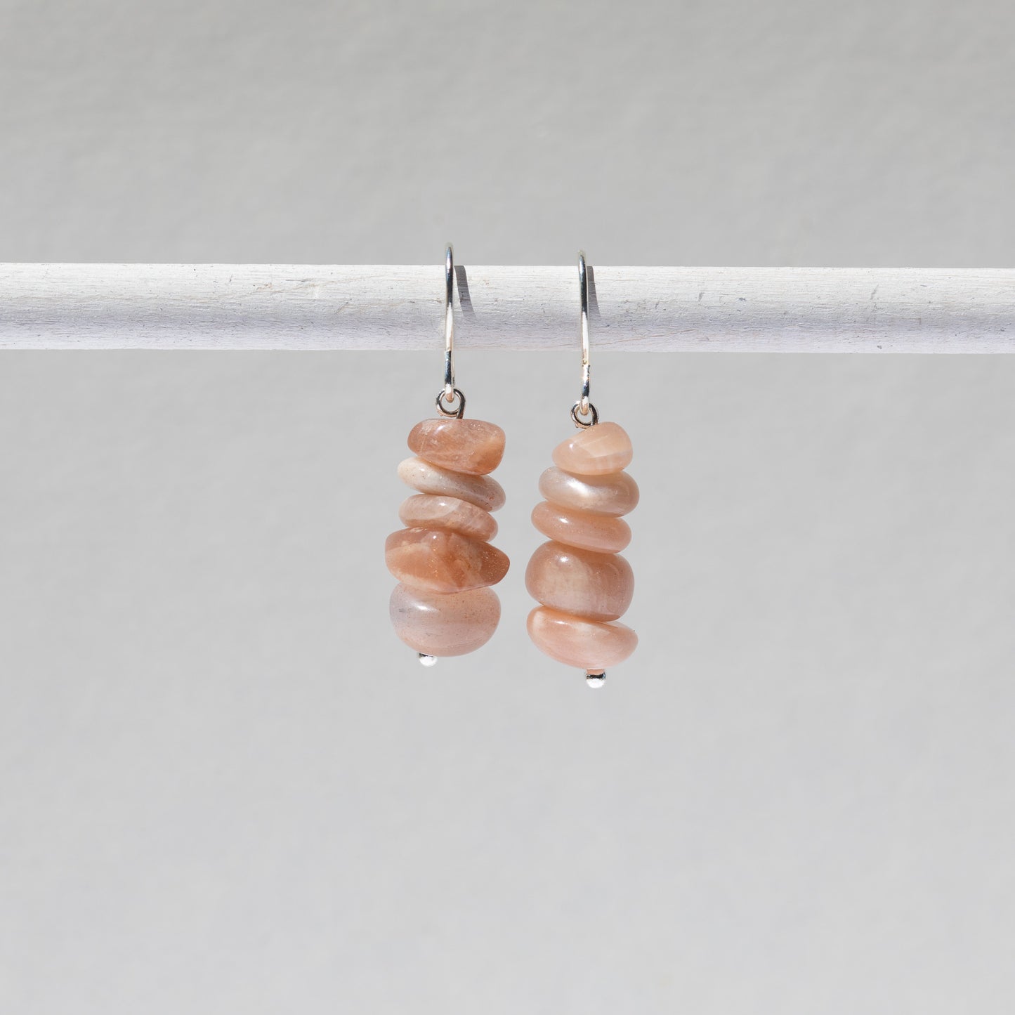 Pendientes de cristal pulido