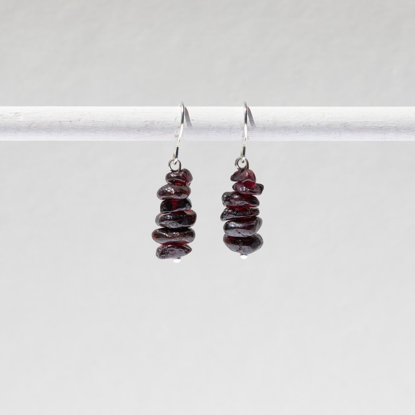 Pendientes de cristal pulido