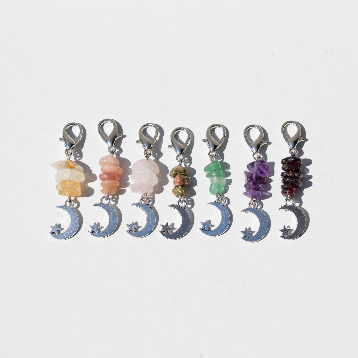 Dijes de llavero de cristal para collar de mascota