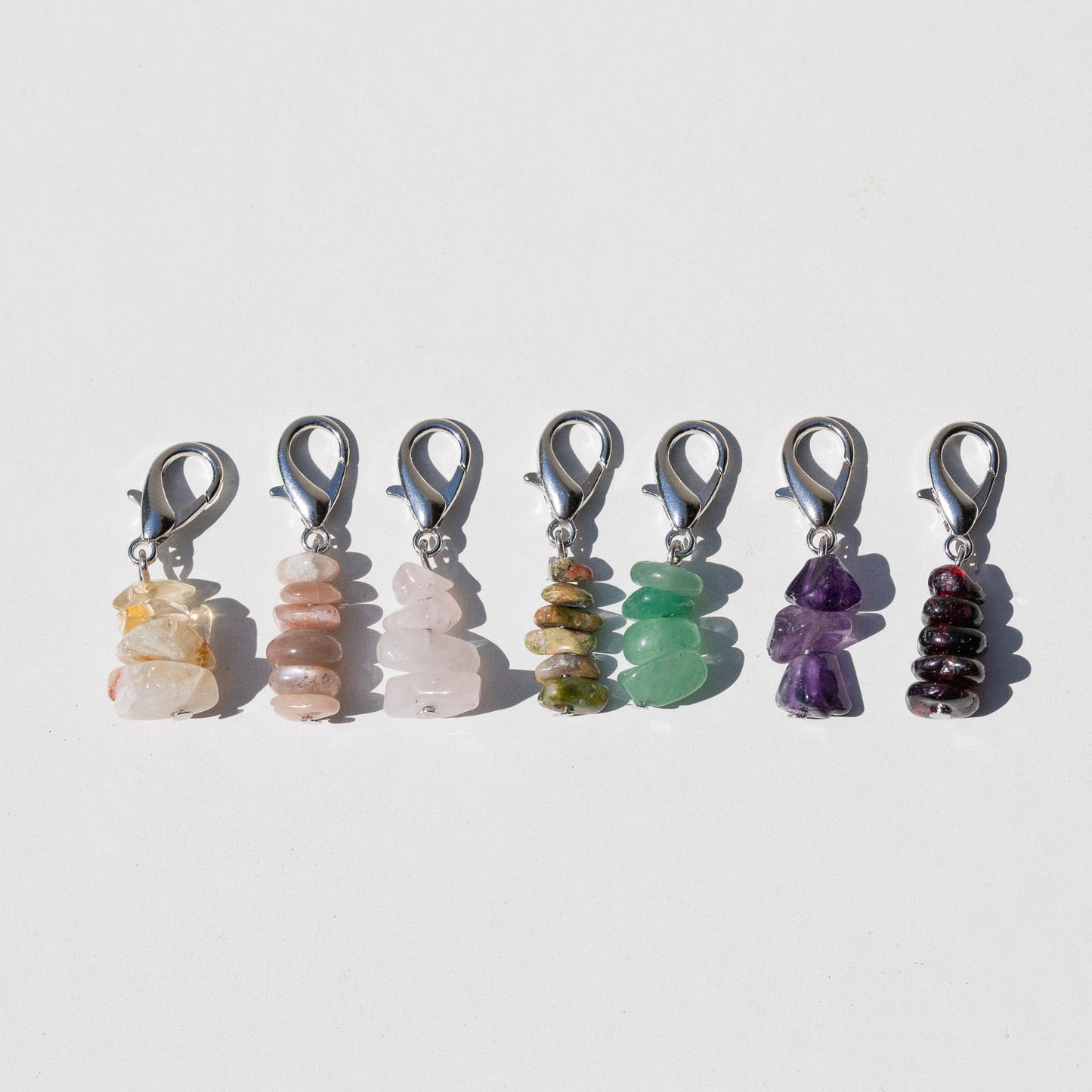 Dijes de llavero de cristal para collar de mascota