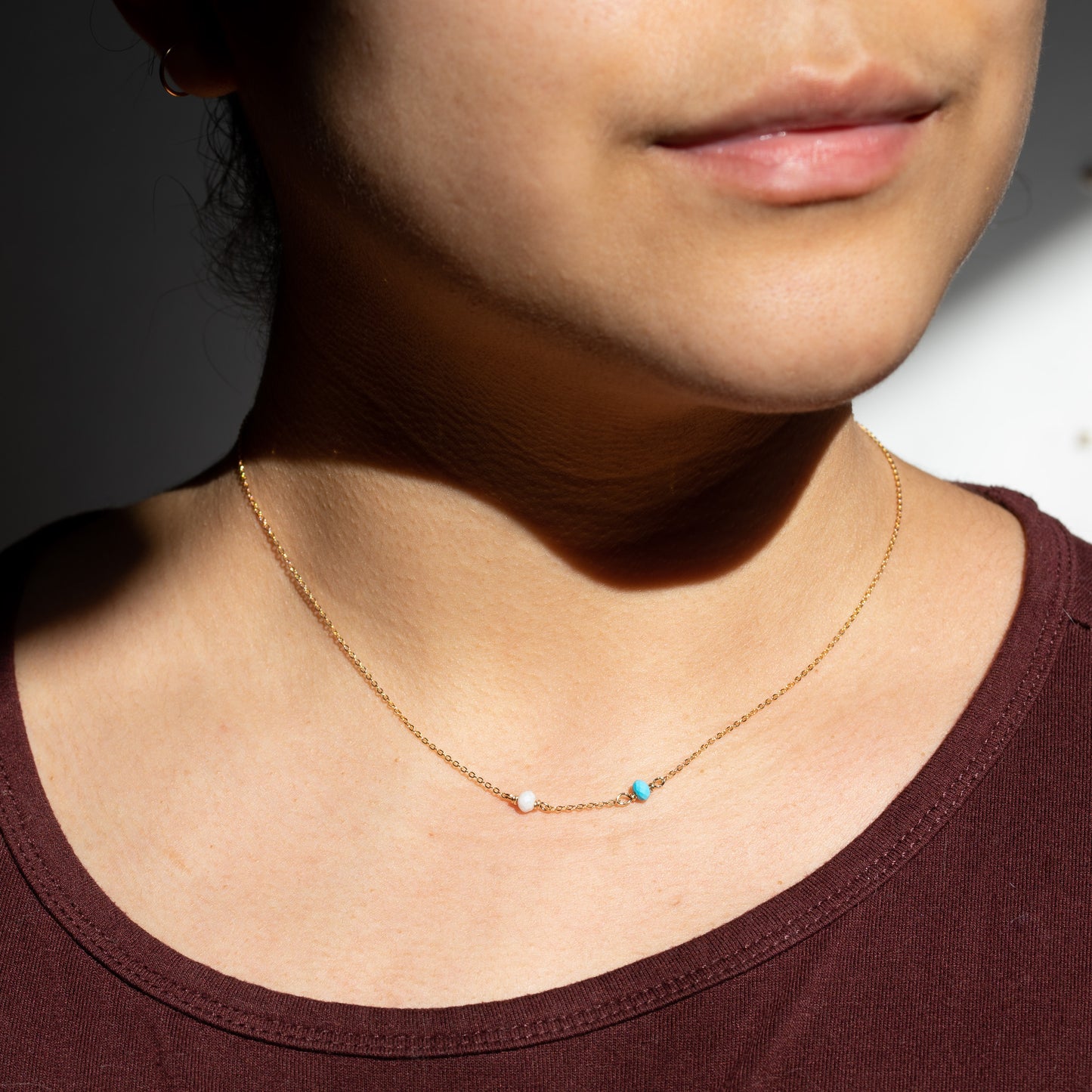 Custom Family Birthstone Necklace