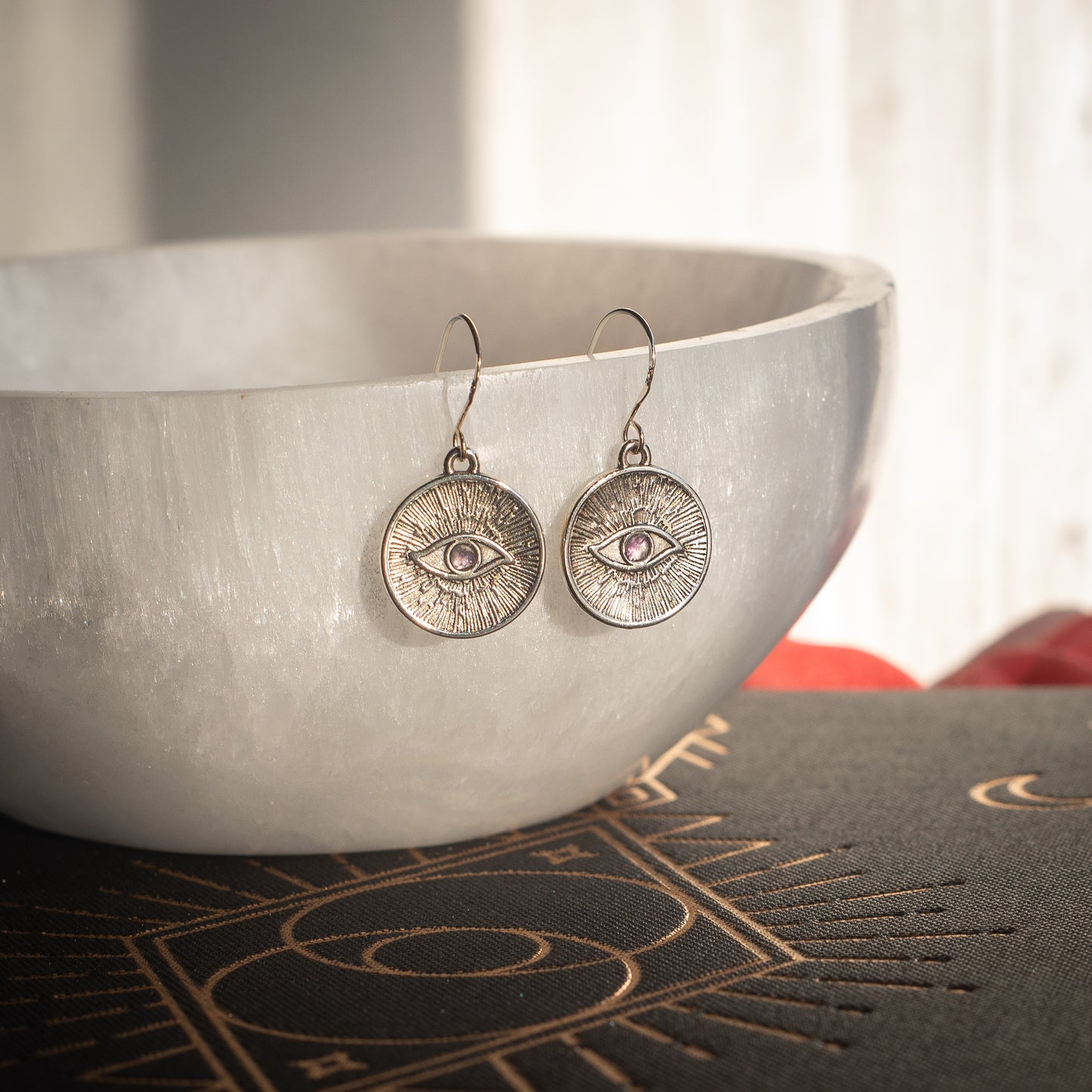 Third Eye Awakened Amethyst Earrings