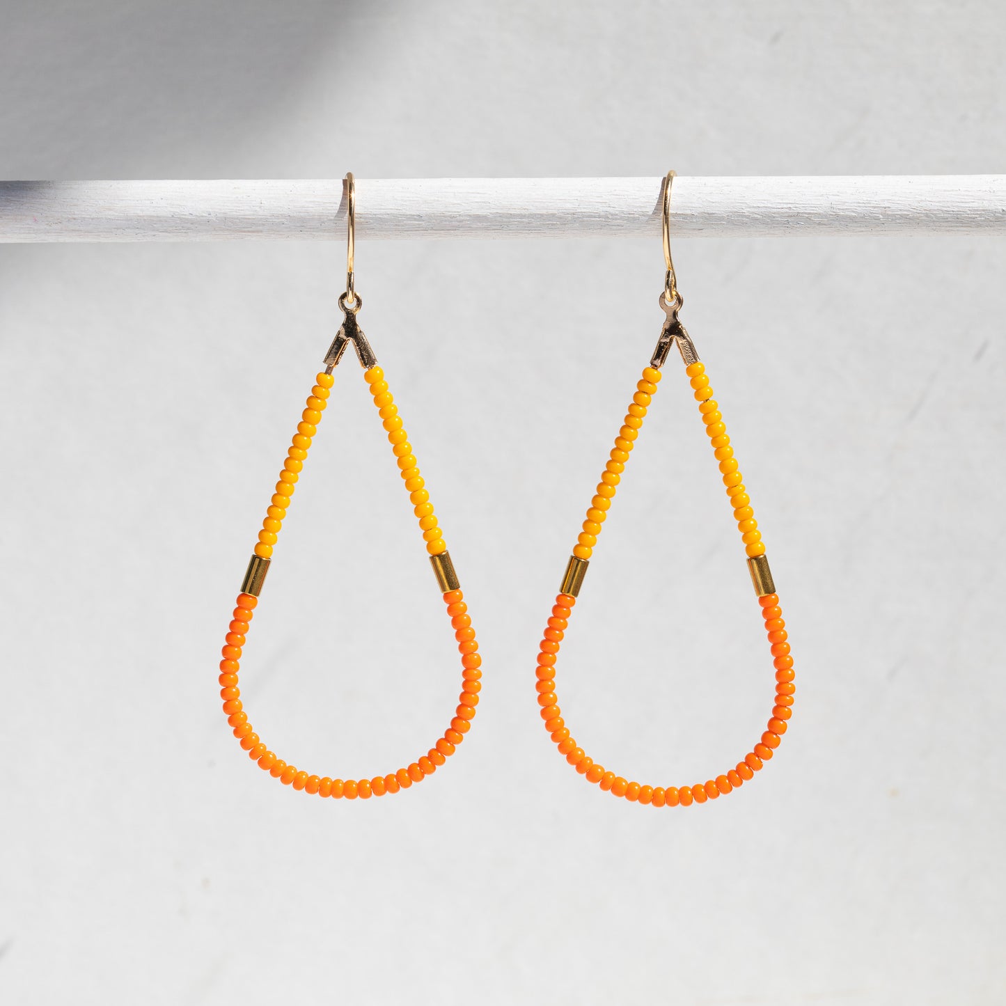 Colorblock Seed Bead Earrings