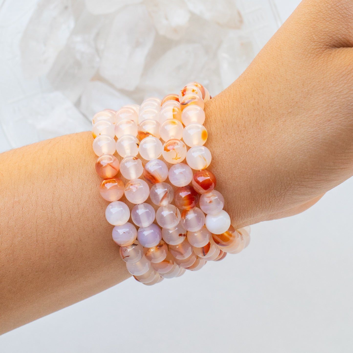 Agate Stretch Bracelet