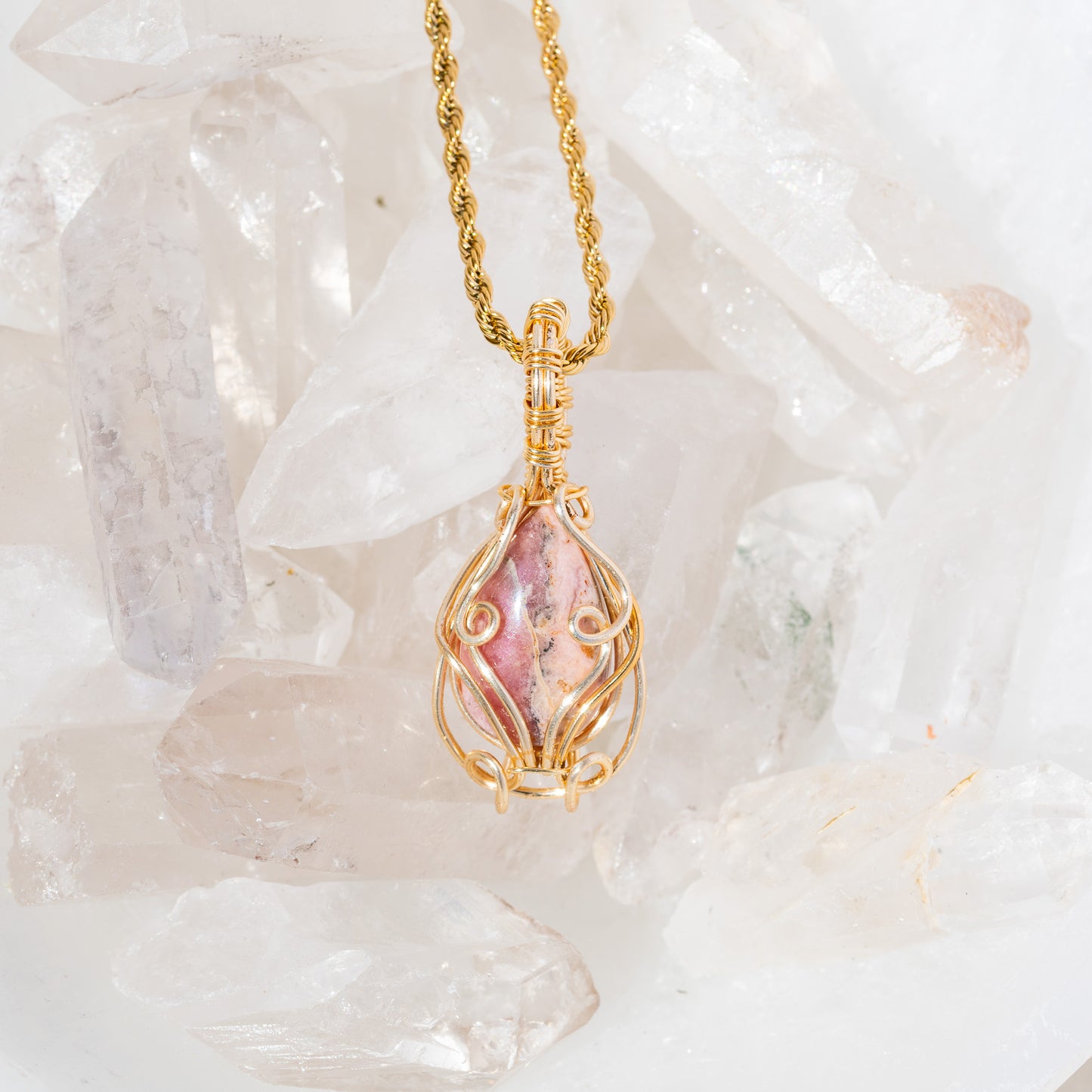 Rhodochrosite Pendant