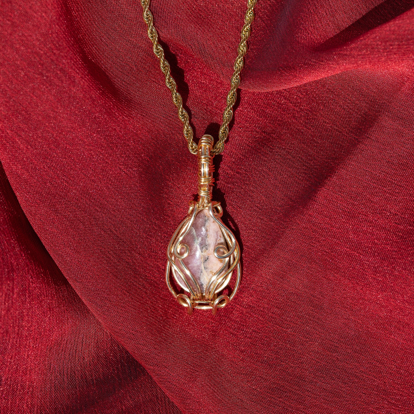 Rhodochrosite Pendant