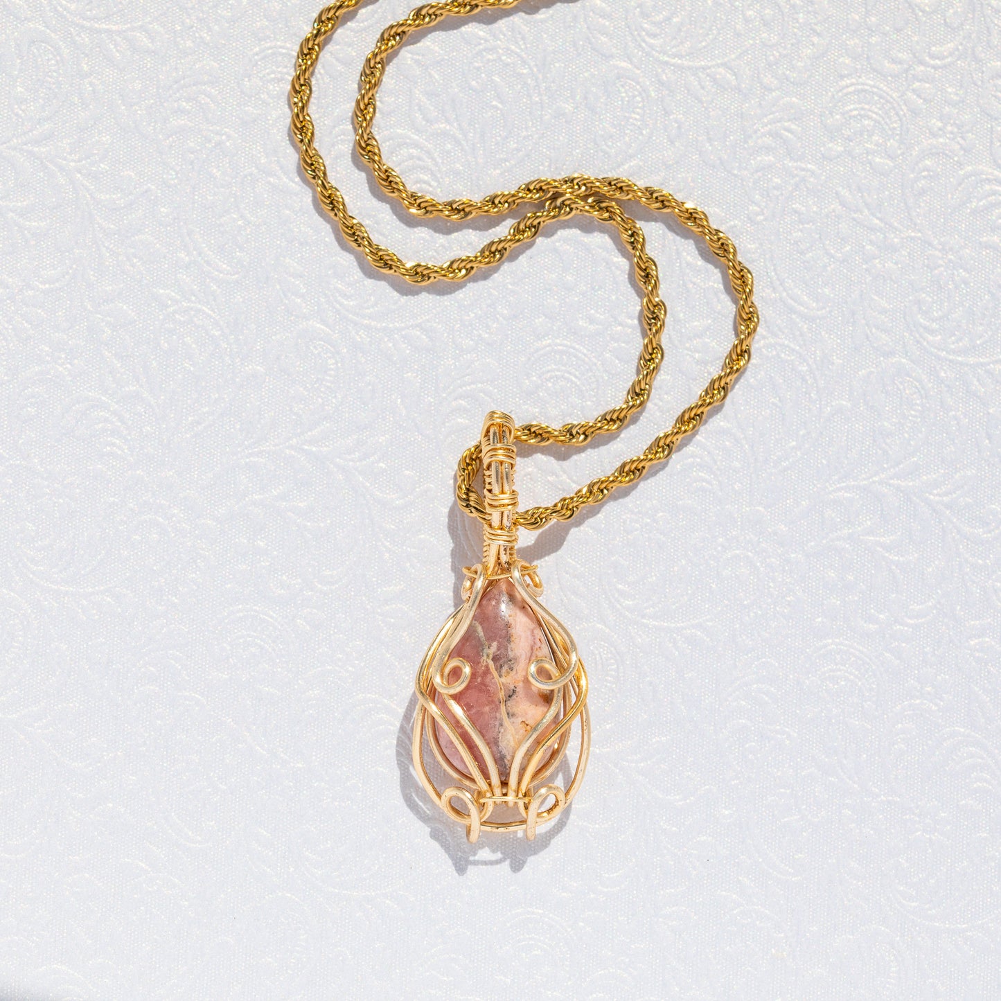 Rhodochrosite Pendant