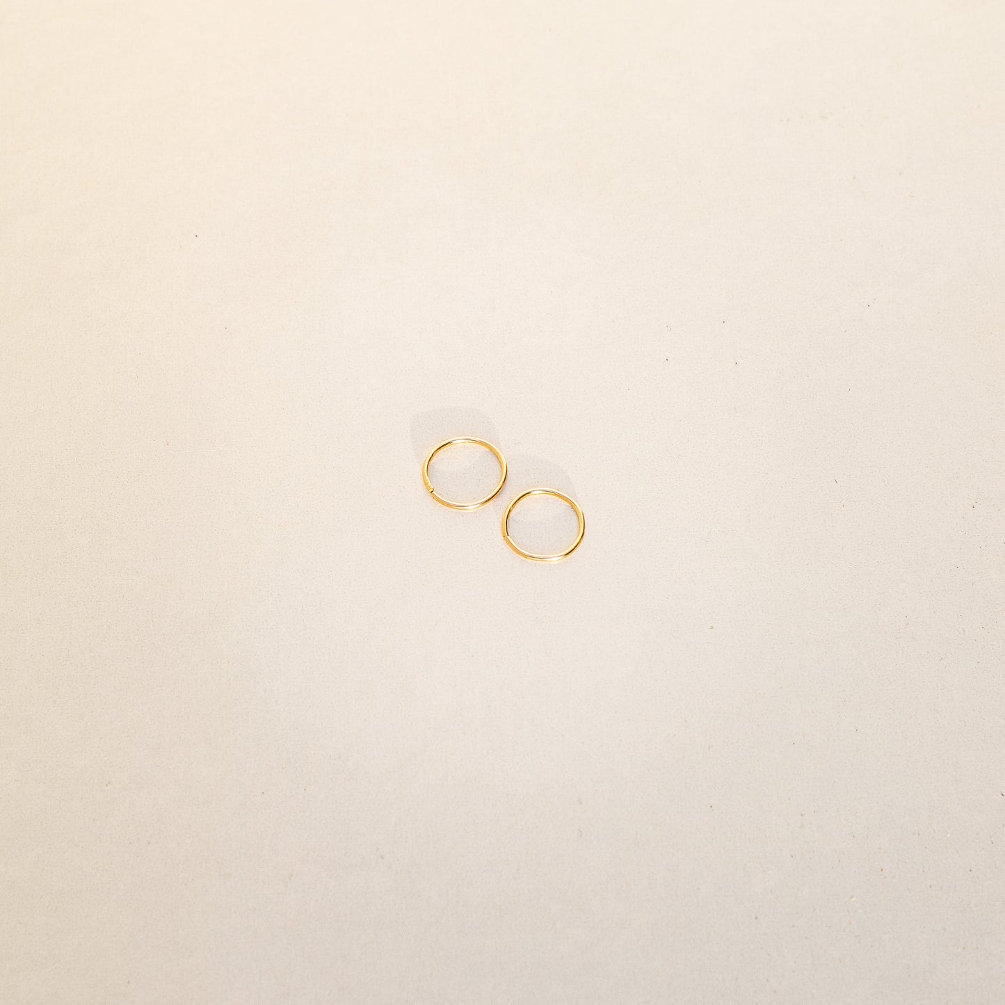 Tiny Hoop Earrings (14k Gold Filled)