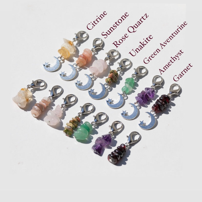 Pet Collar Crystal Keychain Charms