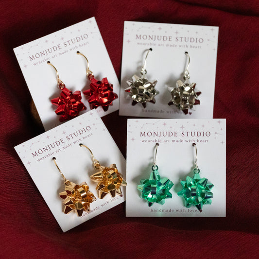 Gift Bow Earrings