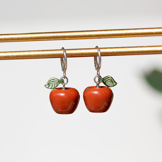 Apple Huggie Earrings