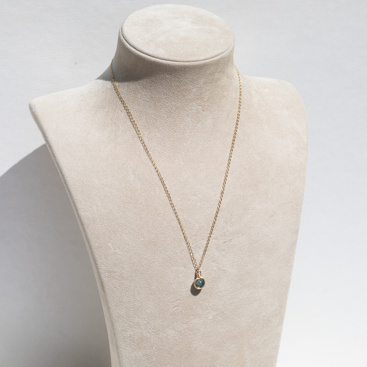 Round Gemstone Necklace