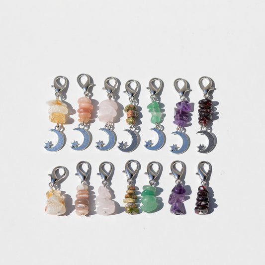 Pet Collar Crystal Keychain Charms