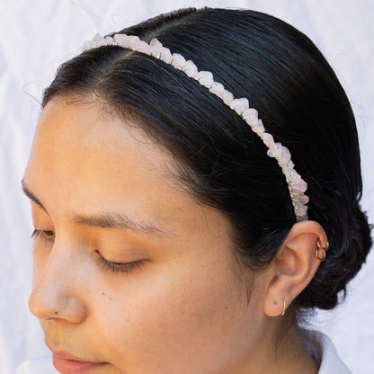 Tumbled Crystal Headband
