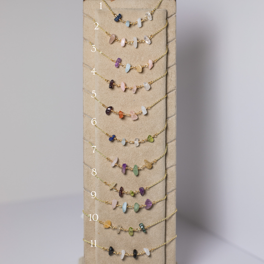 Signature Freeform Birthstone Crystal Choker