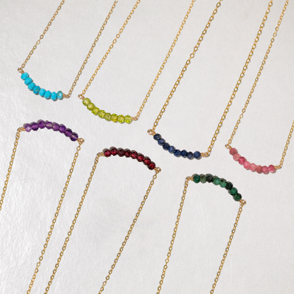 Birthstone Bar Necklace