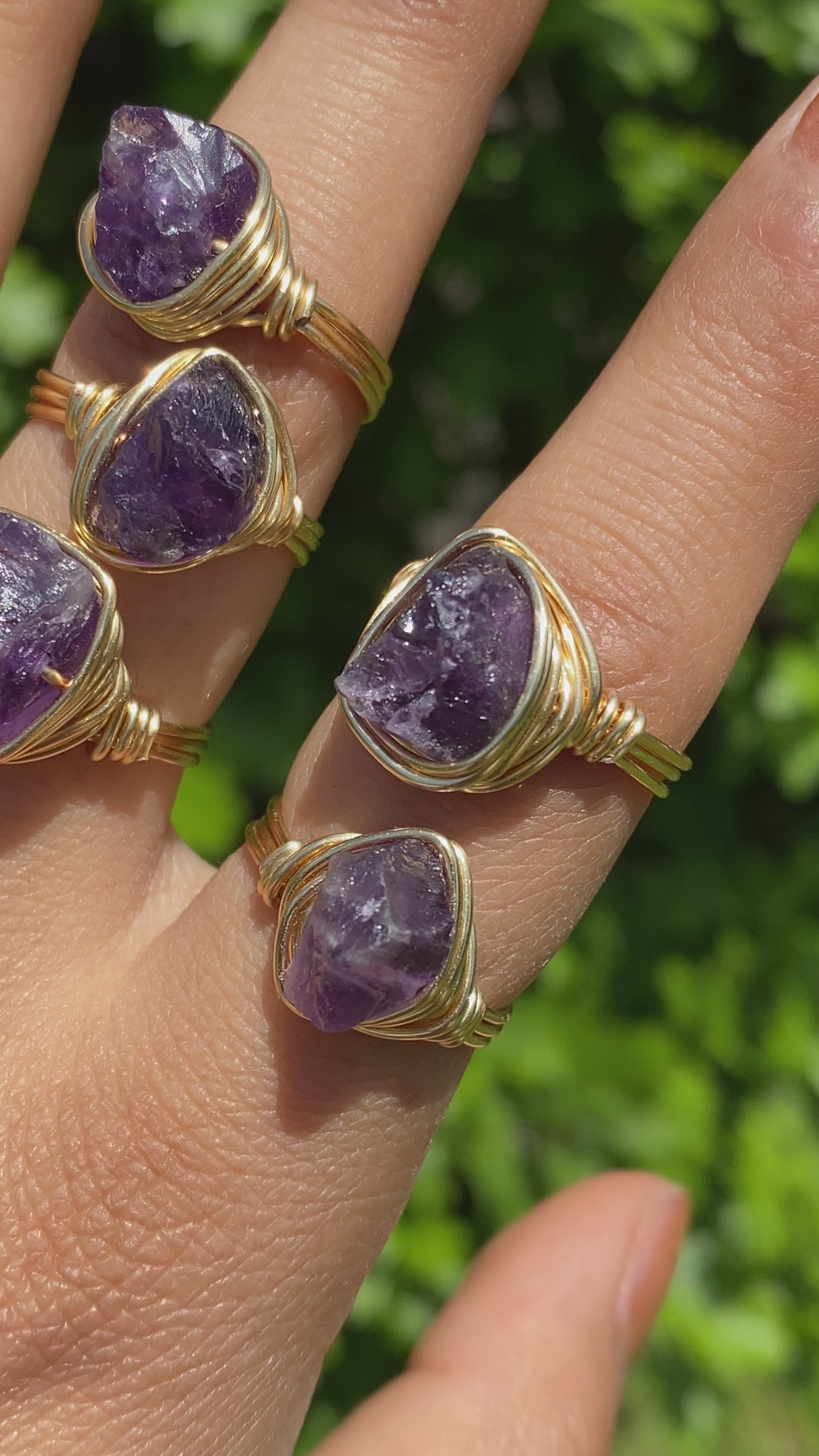 Raw deals amethyst jewellery