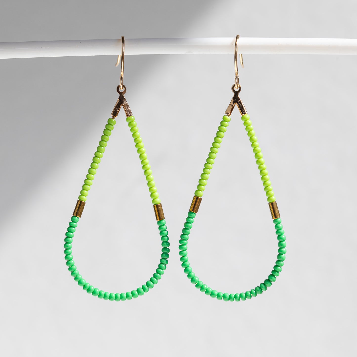 Colorblock Seed Bead Earrings