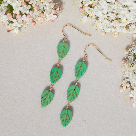 Spring Leaf Earrings