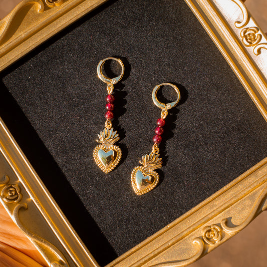 Sacred Hearts with Garnet