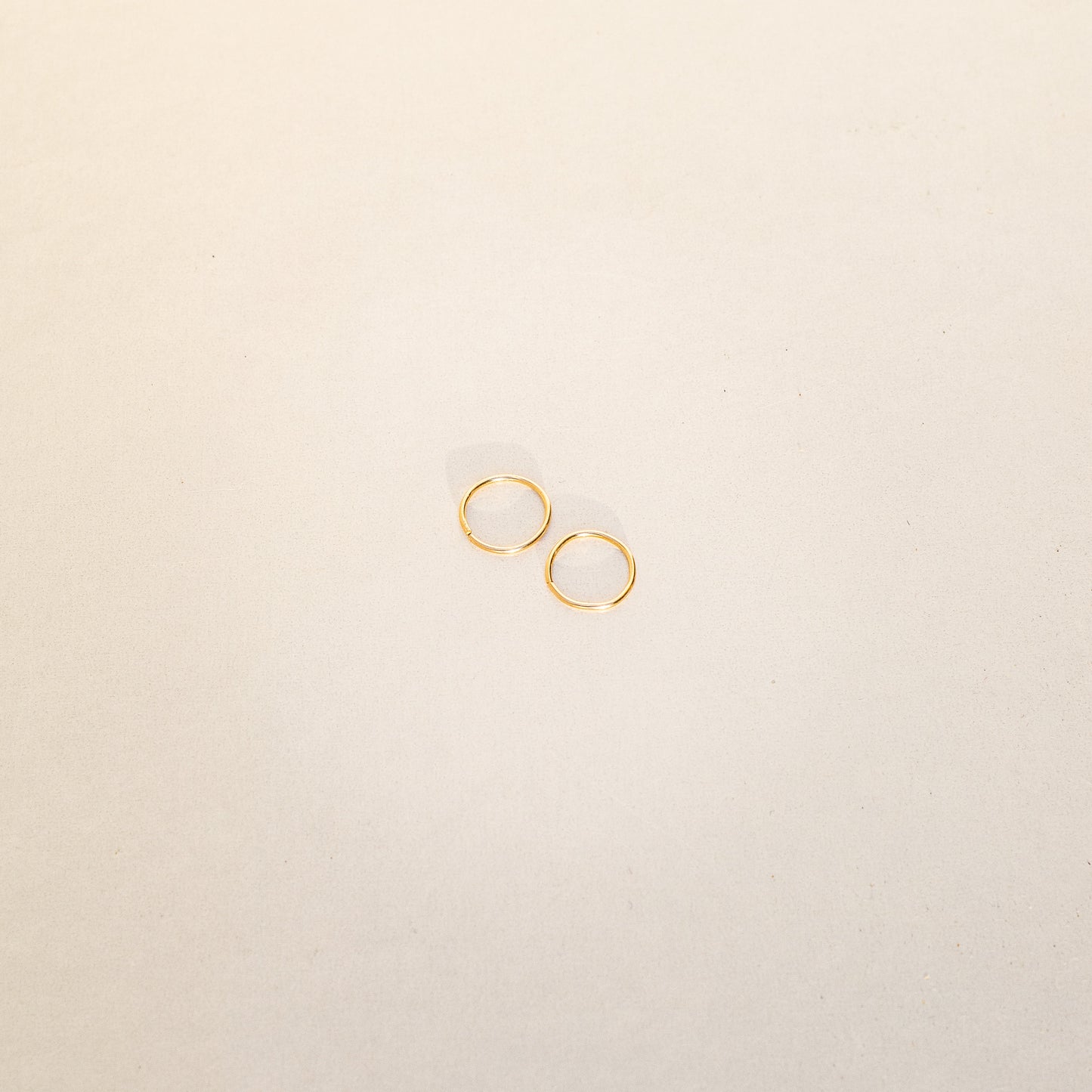 Tiny Hoop Earrings (14k Gold Filled)
